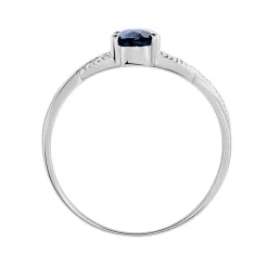 Histoire d'Or Bague Candice Or Blanc Topaze or blanc topaze london blue Clearance