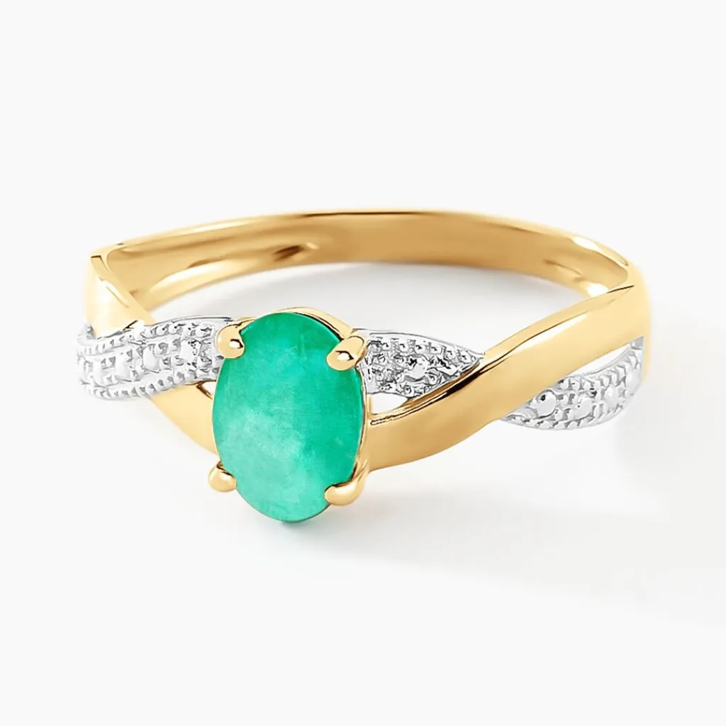 Histoire d'Or Bague Candice Or Jaune Emeraude or jaune émeraude Discount