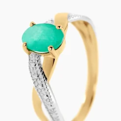 Histoire d'Or Bague Candice Or Jaune Emeraude or jaune émeraude Discount
