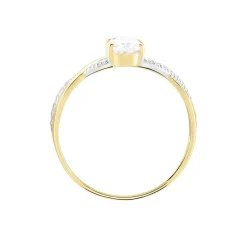 Histoire d'Or Bague Candice De Zirconium or jaune oxyde New