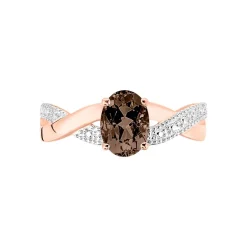 Histoire d'Or Bague Candice Or Rose Quartz Hot