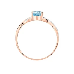 Histoire d'Or Bague Candice Or Rose Topaze Discount