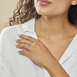 Histoire d'Or Bague Candice Or Rose Topaze Discount