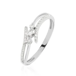 Histoire d'Or Bague Carey Or Blanc Diamant Sale