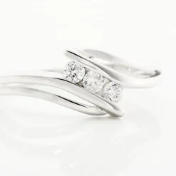 Histoire d'Or Bague Cascade Argent Blanc Oxyde De Zirconium