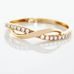 Histoire d'Or Bague Cass Or Jaune Oxyde Clearance