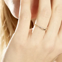 Histoire d'Or Bague Cass Or Jaune Oxyde Clearance