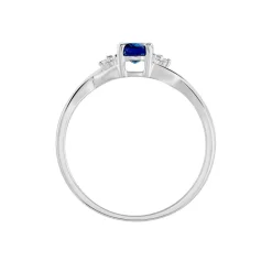 Histoire d'Or Bague Cassie Et Diamant or blanc saphir Clearance