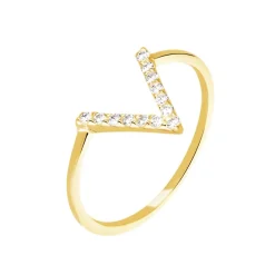 Histoire d'Or Bague Celene Or Jaune Oxyde De Zirconium Online