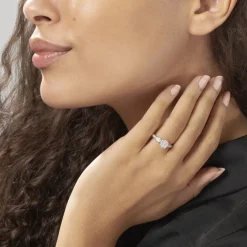 Histoire d'Or Bague Celia or blanc diamant New