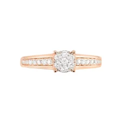 Histoire d'Or Bague Celia or rose diamant New