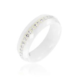 Histoire d'Or Bague Ceramik Design Ceramique Strass Et Céramique New