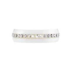 Histoire d'Or Bague Ceramik Design Ceramique Strass Et Céramique New