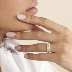 Histoire d'Or Bague Ceramik Design Ceramique Strass Et Céramique New