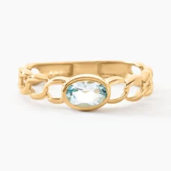 Histoire d'Or Bague Chain Or Jaune Topaze or jaune topaze bleu sky Sale