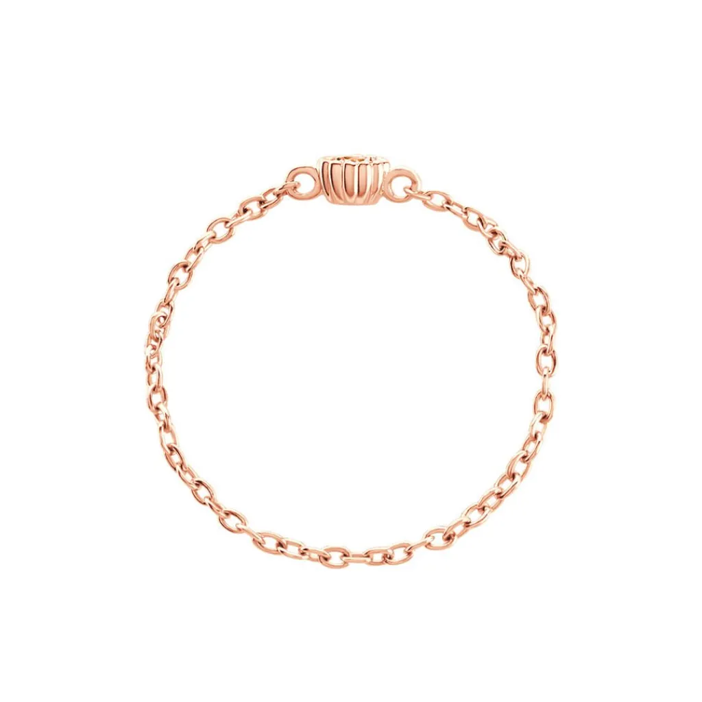 Histoire d'Or Bague Chaine Rio Selaron Argent Rose Oxyde De Zirconium argent rose oxyde champagne Online