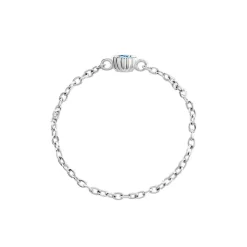 Histoire d'Or Bague Chaine Rio Selaron Argent Oxyde De Zirconium argent blanc oxyde azur Sale