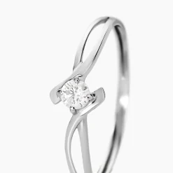 Histoire d'Or Bague Chamirame Or Blanc Oxyde De Zirconium Online