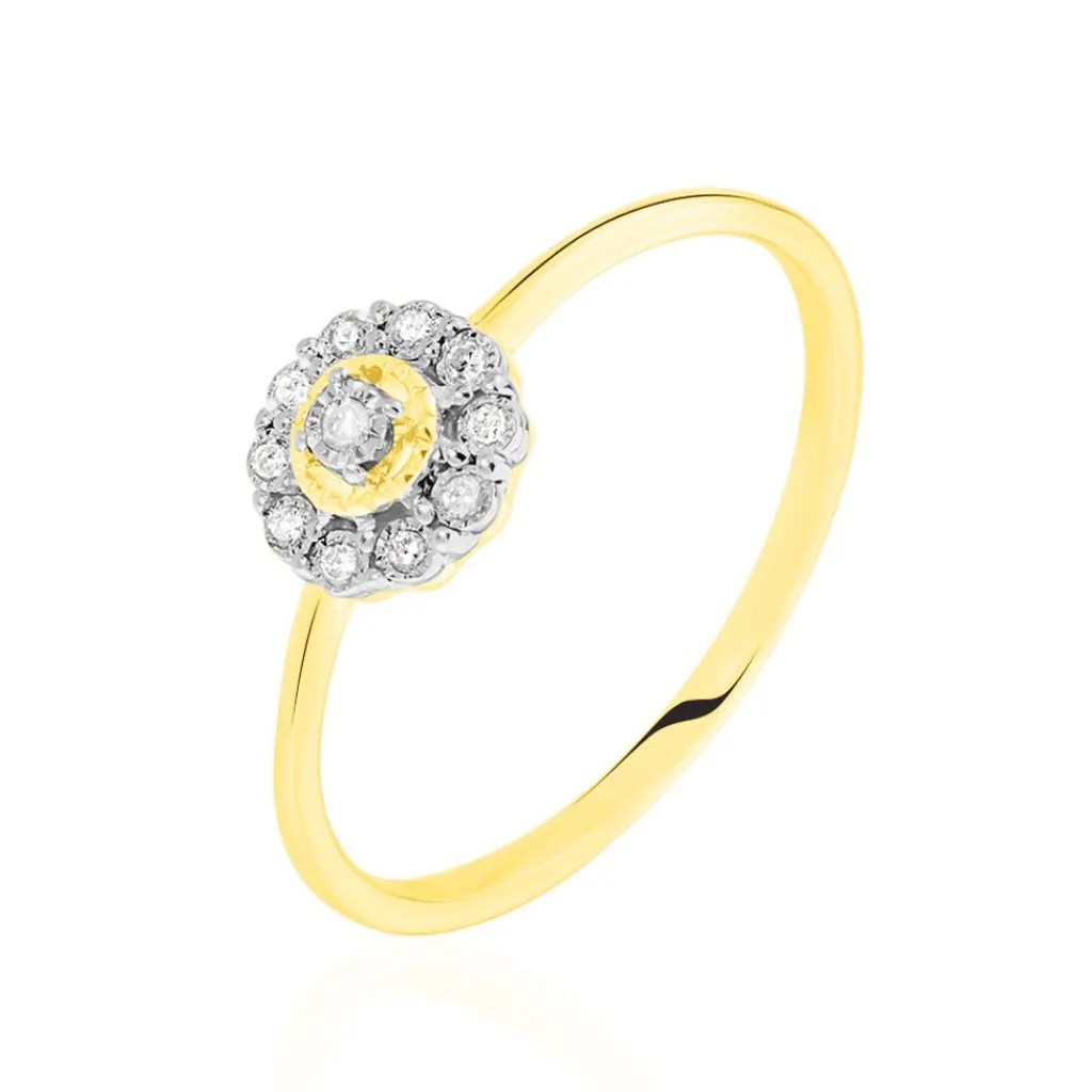 Histoire d'Or Bague Charletta Or Jaune Diamant Hot