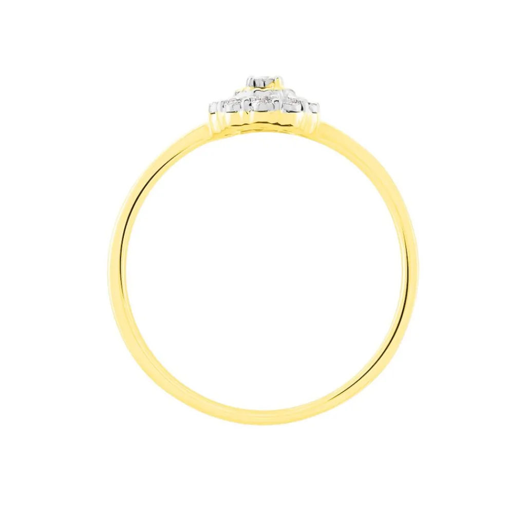 Histoire d'Or Bague Charletta Or Jaune Diamant Hot