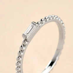 Histoire d'Or Bague Cherish Argent Blanc Oxyde De Zirconium Sale