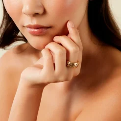 Histoire d'Or Bague Chibuzo Or Jaune Sale