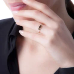 Histoire d'Or Bague Chloe Or Jaune Péridot Et Diamant