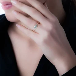 Histoire d'Or Bague Chloe Or Jaune Saphir Et Diamant