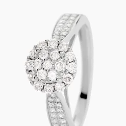 Histoire d'Or Bague Chou Or Blanc Diamant Discount