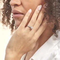 Histoire d'Or Bague Chou Or Blanc Diamant Discount