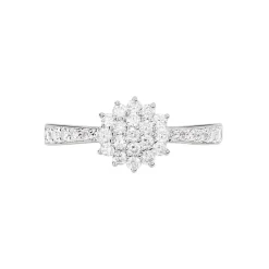 Histoire d'Or Bague Chou or blanc diamant Clearance