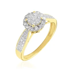 Histoire d'Or Bague Chou or jaune diamant Clearance