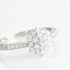 Histoire d'Or Bague Chouchou Platine Blanc Diamant Clearance