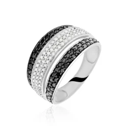 Histoire d'Or Bague Cihan Or Blanc Diamant Outlet