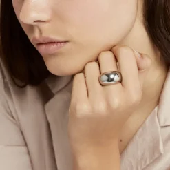 Histoire d'Or Bague Cleoria acier blanc Online