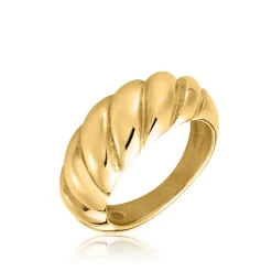 Histoire d'Or Bague Clive Acier Doré Hot