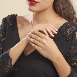 Histoire d'Or Bague Clotilda Or Jaune Diamant Clearance