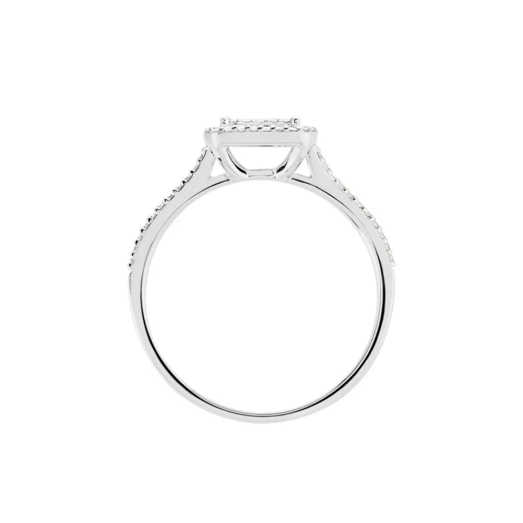 Histoire d'Or Bague Collection 1986 Or Blanc Diamant Clearance