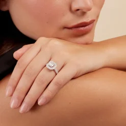 Histoire d'Or Bague Collection 1986 Or Blanc Diamant Sale