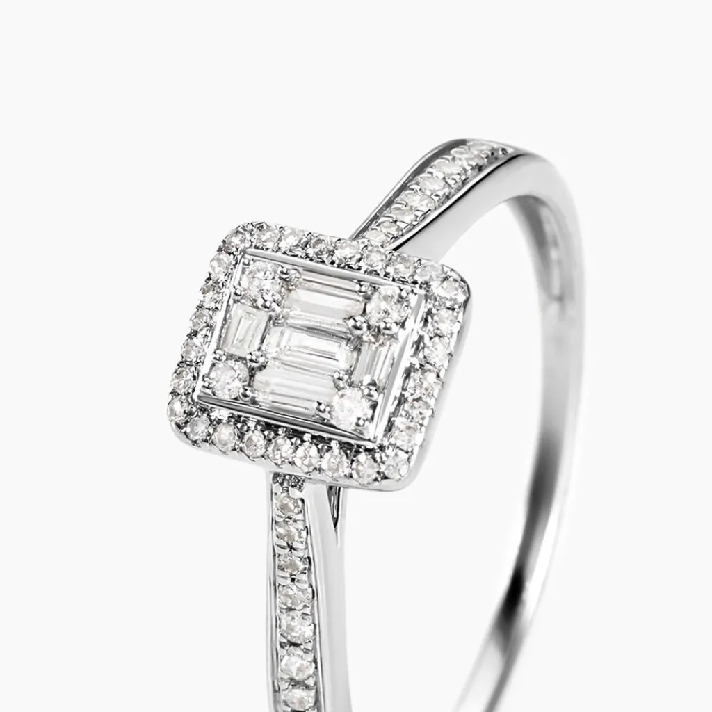 Histoire d'Or Bague Collection 1986 Or Blanc Diamant Sale