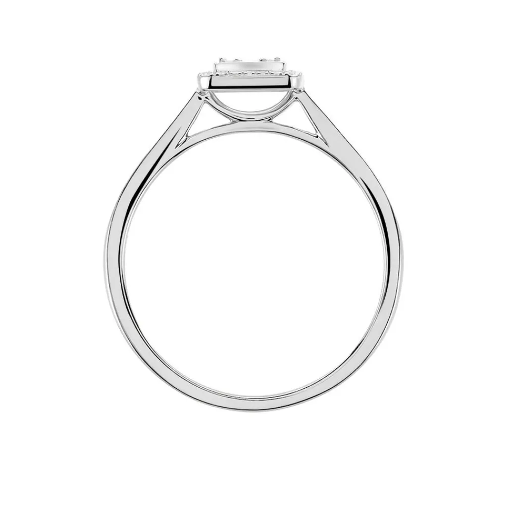 Histoire d'Or Bague Collection 1986 Or Blanc Diamant Sale