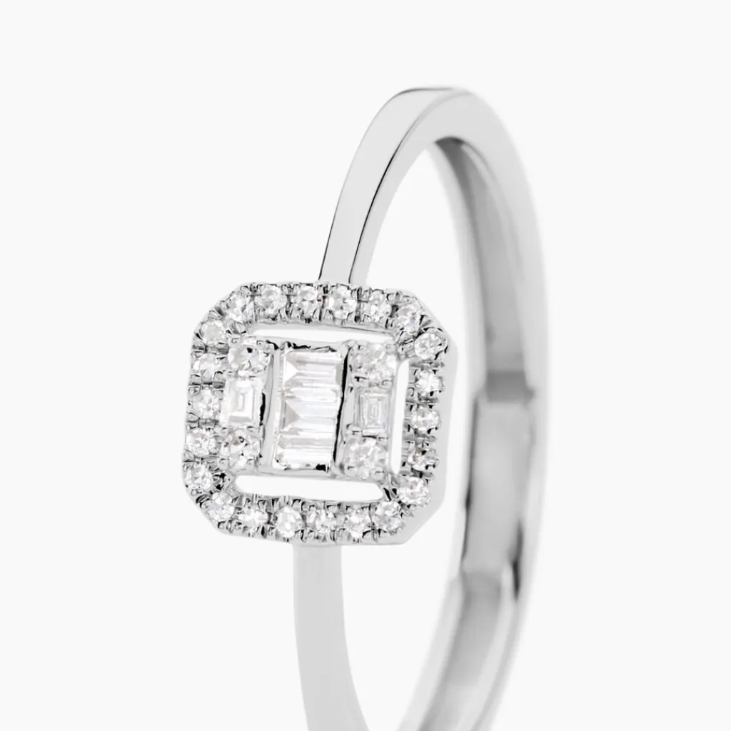 Histoire d'Or Bague Collection 1986 Or Blanc Diamant Online