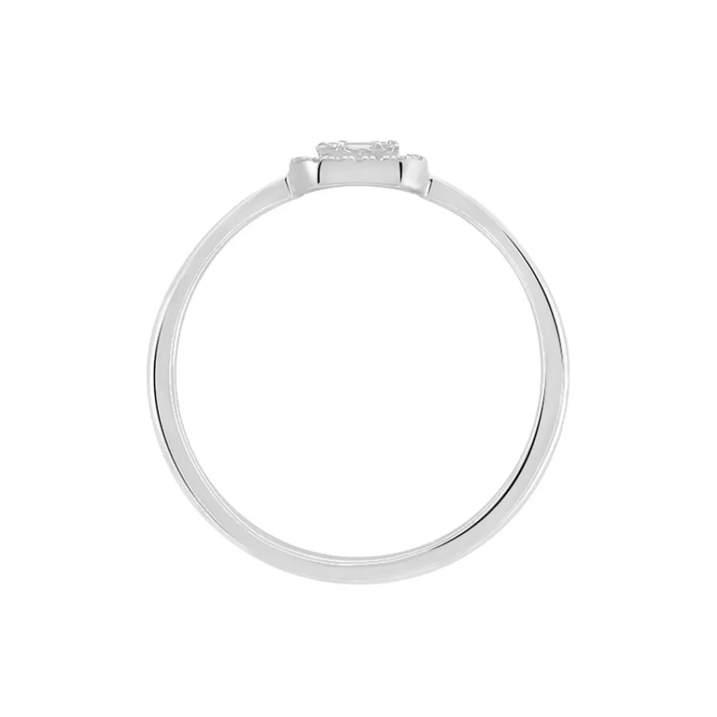 Histoire d'Or Bague Collection 1986 Or Blanc Diamant Online