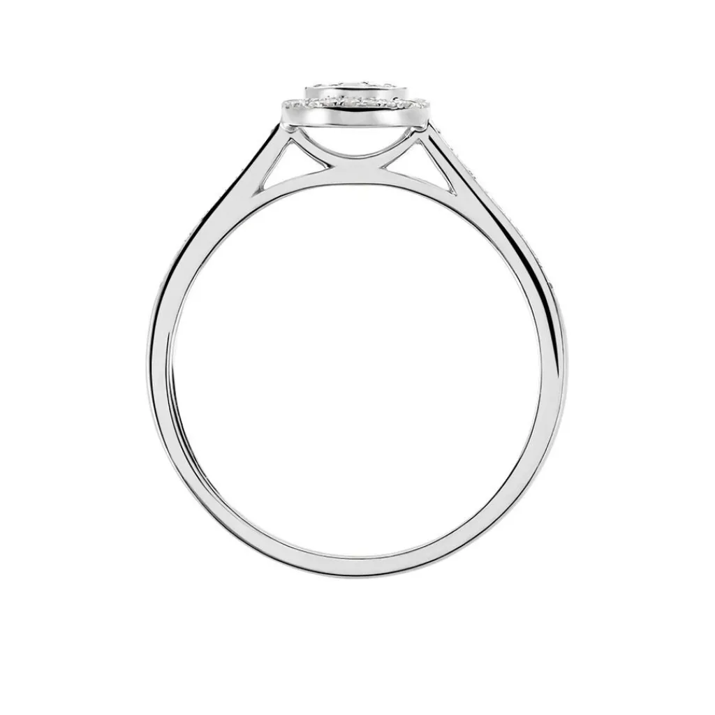 Histoire d'Or Bague Collection 1986 Or Blanc Diamant Discount