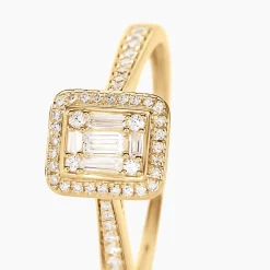Histoire d'Or Bague Collection 1986 Or Jaune Diamant New