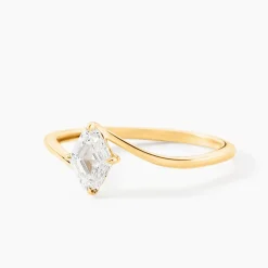 Histoire d'Or Bague Collection Icone Or Jaune Diamant Synthétique Clearance