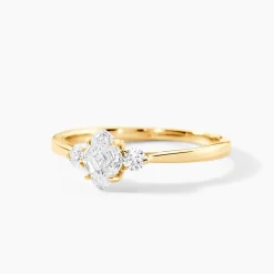 Histoire d'Or Bague Collection Icone Or Jaune Diamant Synthétique Hot