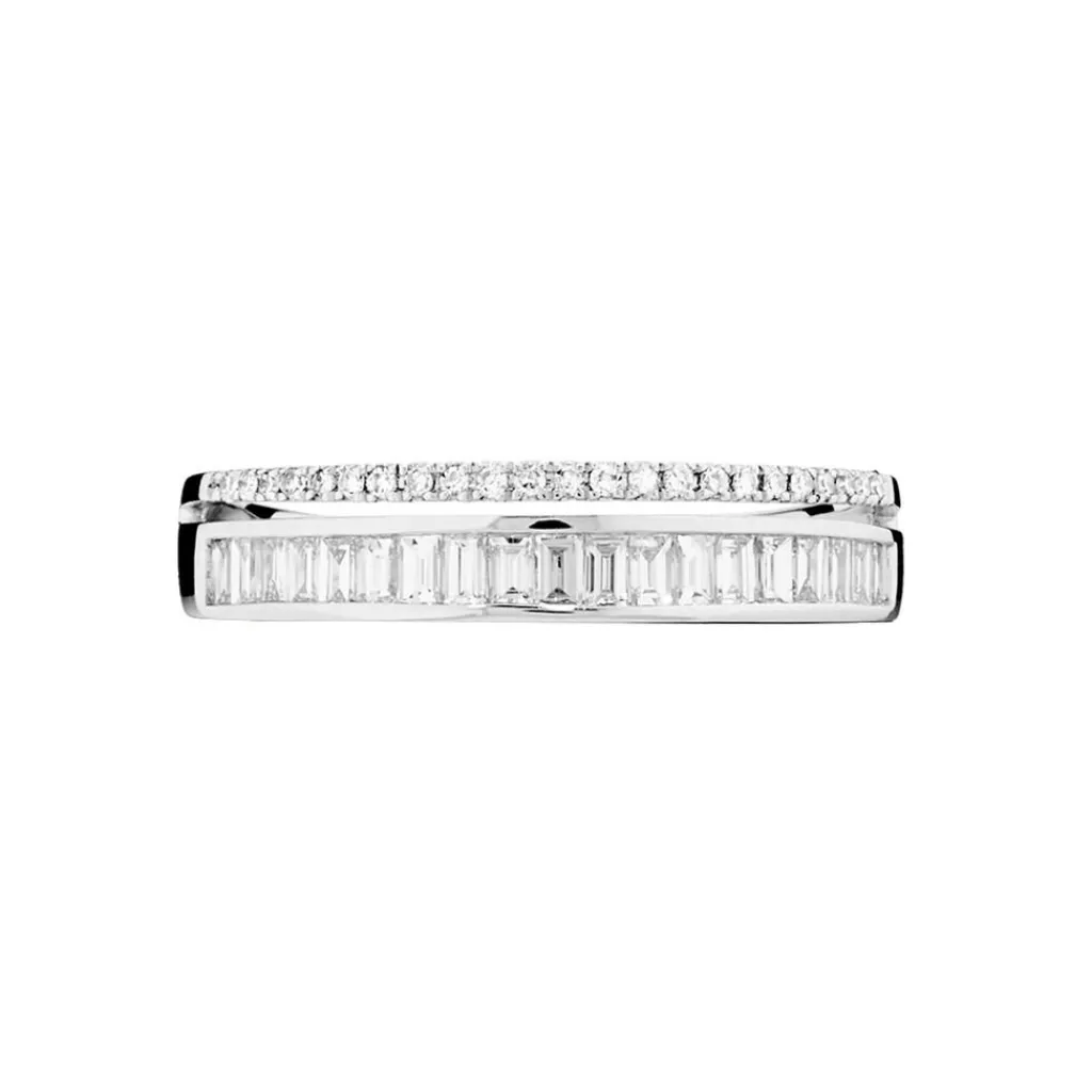 Histoire d'Or Bague Constance Or Blanc Diamant Online