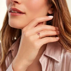 Histoire d'Or Bague Cosimo Diamant or jaune rubis