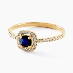 Histoire d'Or Bague Cosimo Diamant or jaune saphir Sale